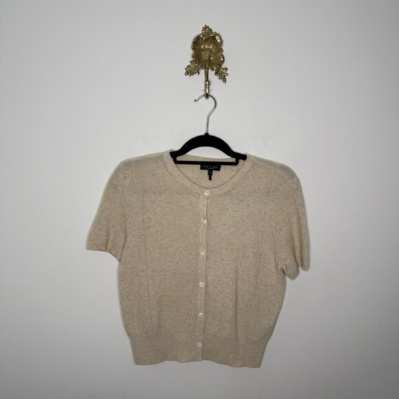 rag & bone Dina Short Sleeve Cardigan S - Picture 1 of 6